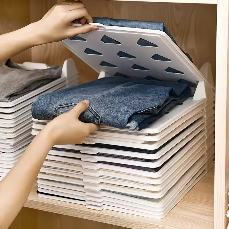plastic wardrobe organisers (5pcs set)