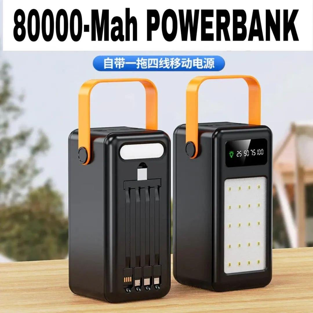 80000mah High Capacity Power Bank