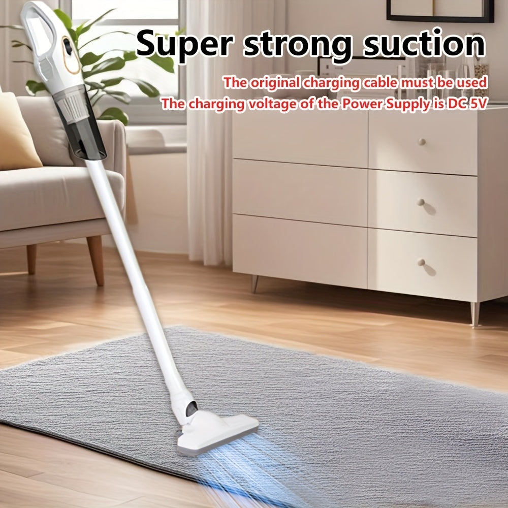 Rechargeable vacuum cleaner for home and car