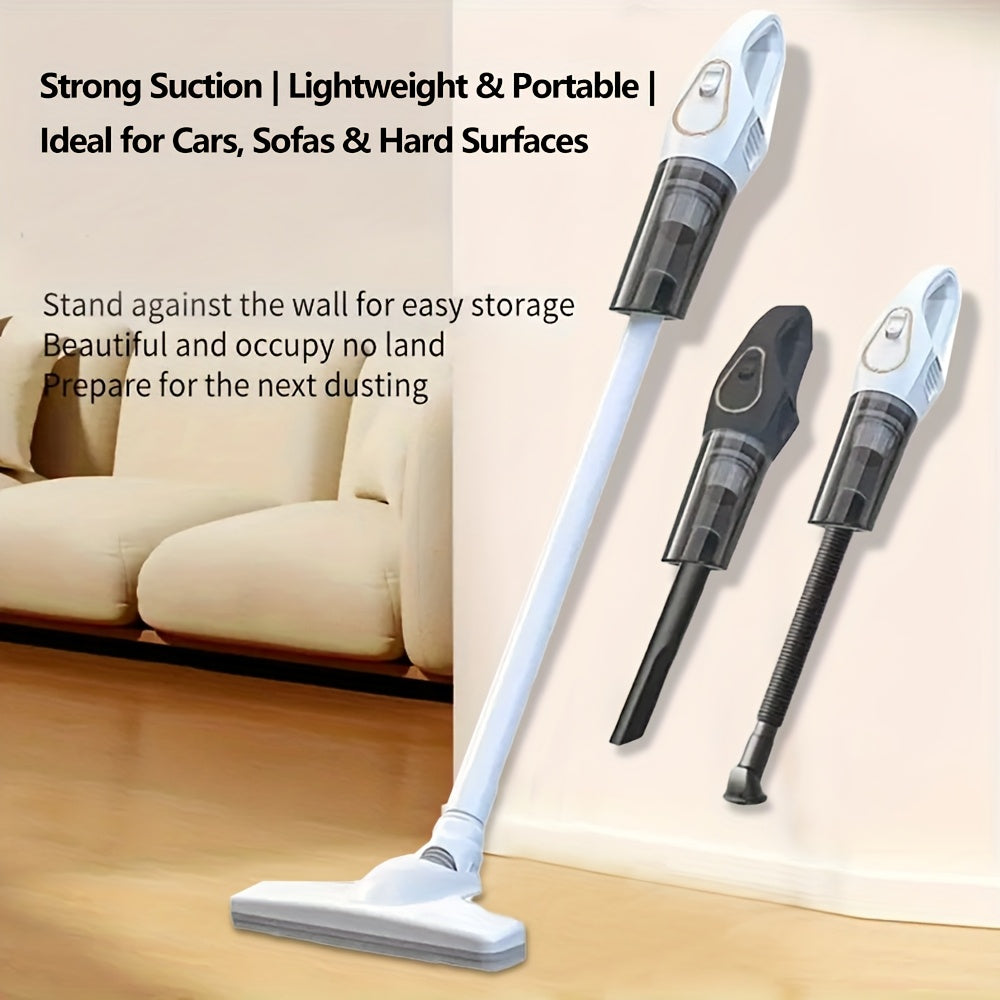 Rechargeable vacuum cleaner for home and car