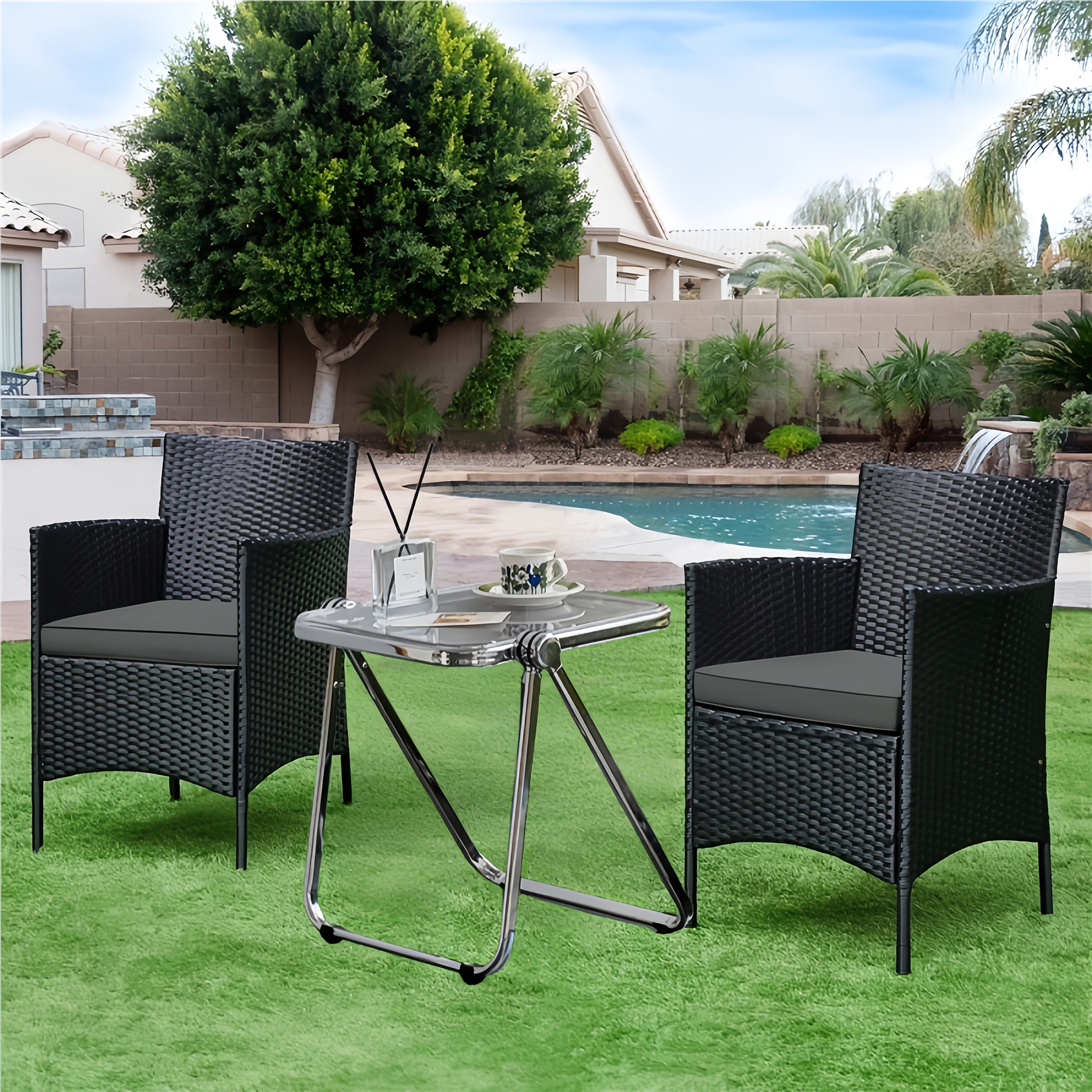1pc Foldable Acrylic Table