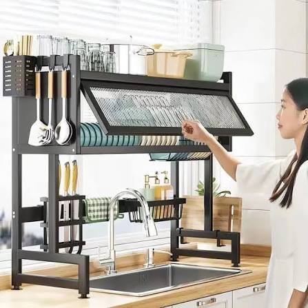 over sink draining kitchen rack