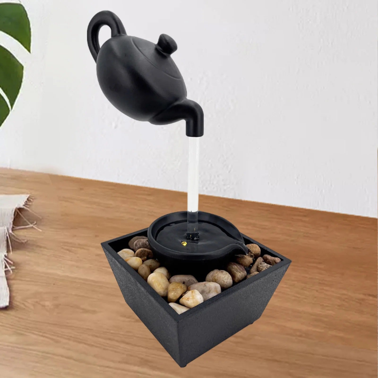 Water Fountain Relaxation Waterfall Decor for Bedroom Home Office Living Room