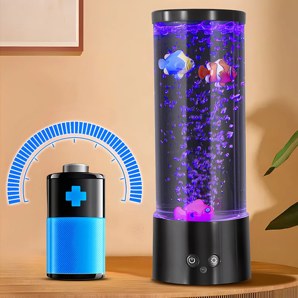 Remote Control Bubble Fish Lamp