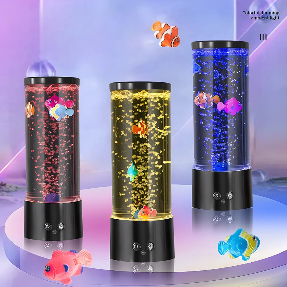 Remote Control Bubble Fish Lamp