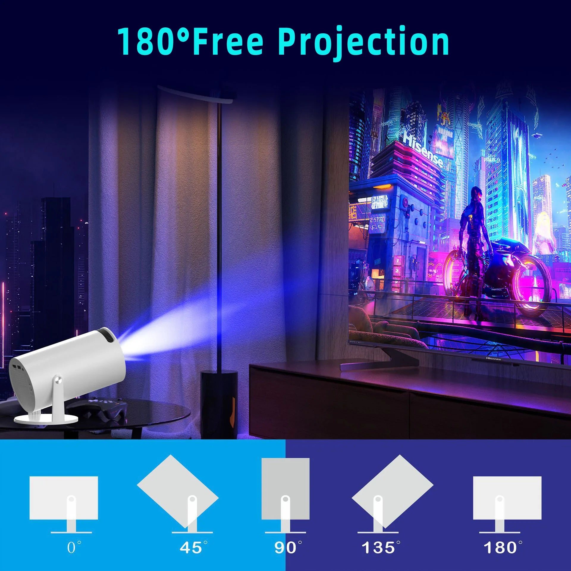 Portable HD Smart Projector