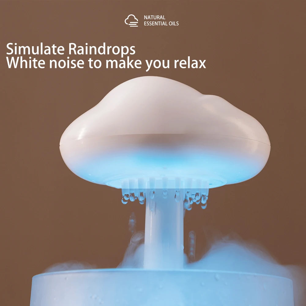 Mushroom Rain Humidifier With bluetooth Speaker
