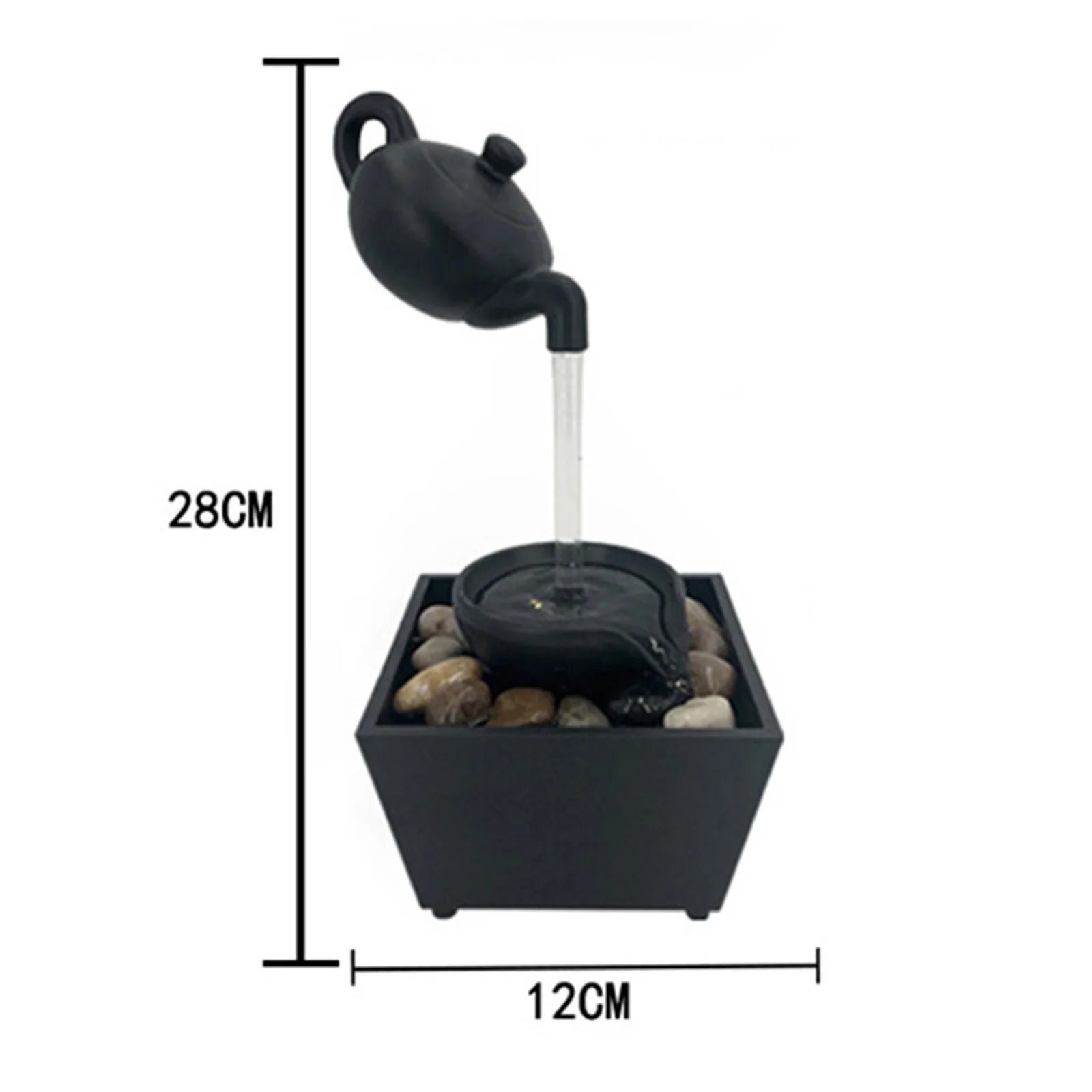 Water Fountain Relaxation Waterfall Decor for Bedroom Home Office Living Room