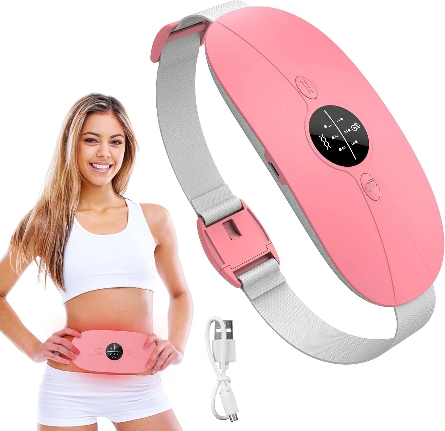 Cramps relieving belt & massager