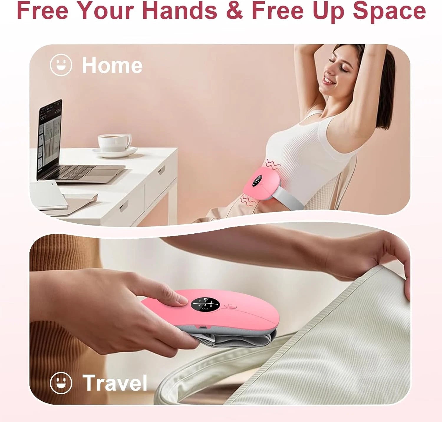 Cramps relieving belt & massager